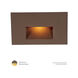 Tyler 120 3.8 watt Solid Brass Coated in Bronze Step and Wall Lighting in Amber, Bronzed Brass, WAC Lighting