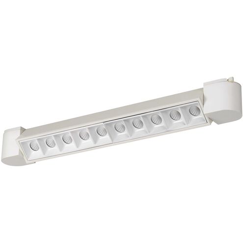 HT Series 1 Light White Wall Wash Track Fixture Ceiling Light, Small