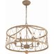 Brixton 6 Light 24 inch Burnished Silver Chandelier Ceiling Light