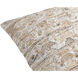 Kobe 20 X 20 inch Tan / Off-White / Gray Accent Pillow