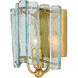 Duvernell 1 Light 7.5 inch Contemporary Gold Leaf Wall Sconce Wall Light