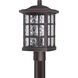 Stonington 1 Light 17 inch Palladian Bronze Post Lantern