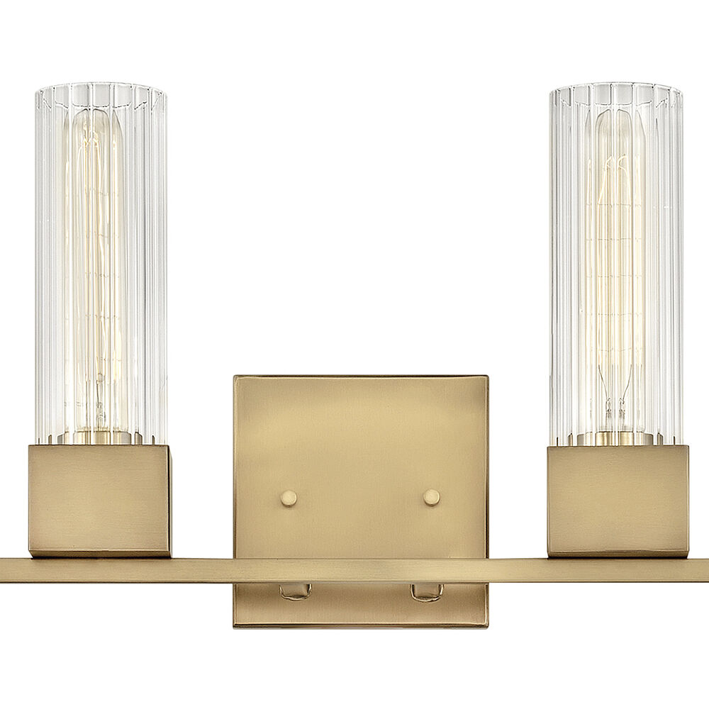 Xander 4 Light 32 inch Heritage Brass Vanity Light Wall Light