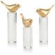 Perched Birds Sculpture, Set of 3