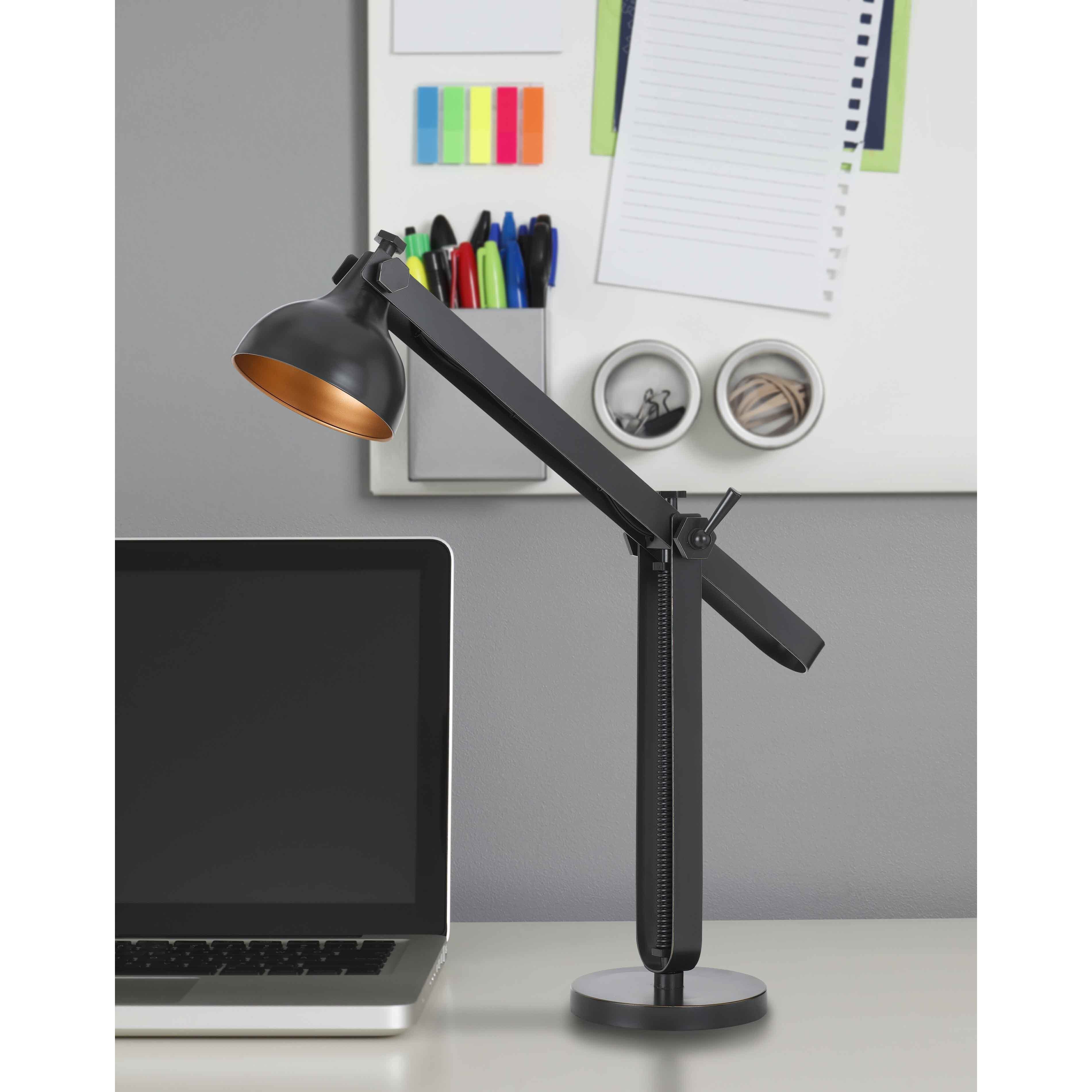 Latina 32 inch 60 watt Dark Bronze Desk Lamp Portable Light