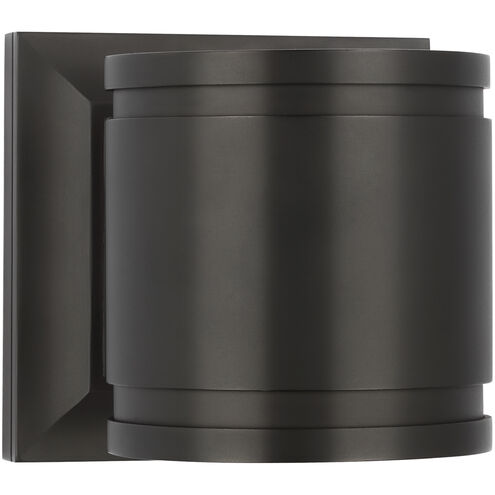 Chapman & Myers Provo LED 4.5 inch Matte Black Canister Wall Light