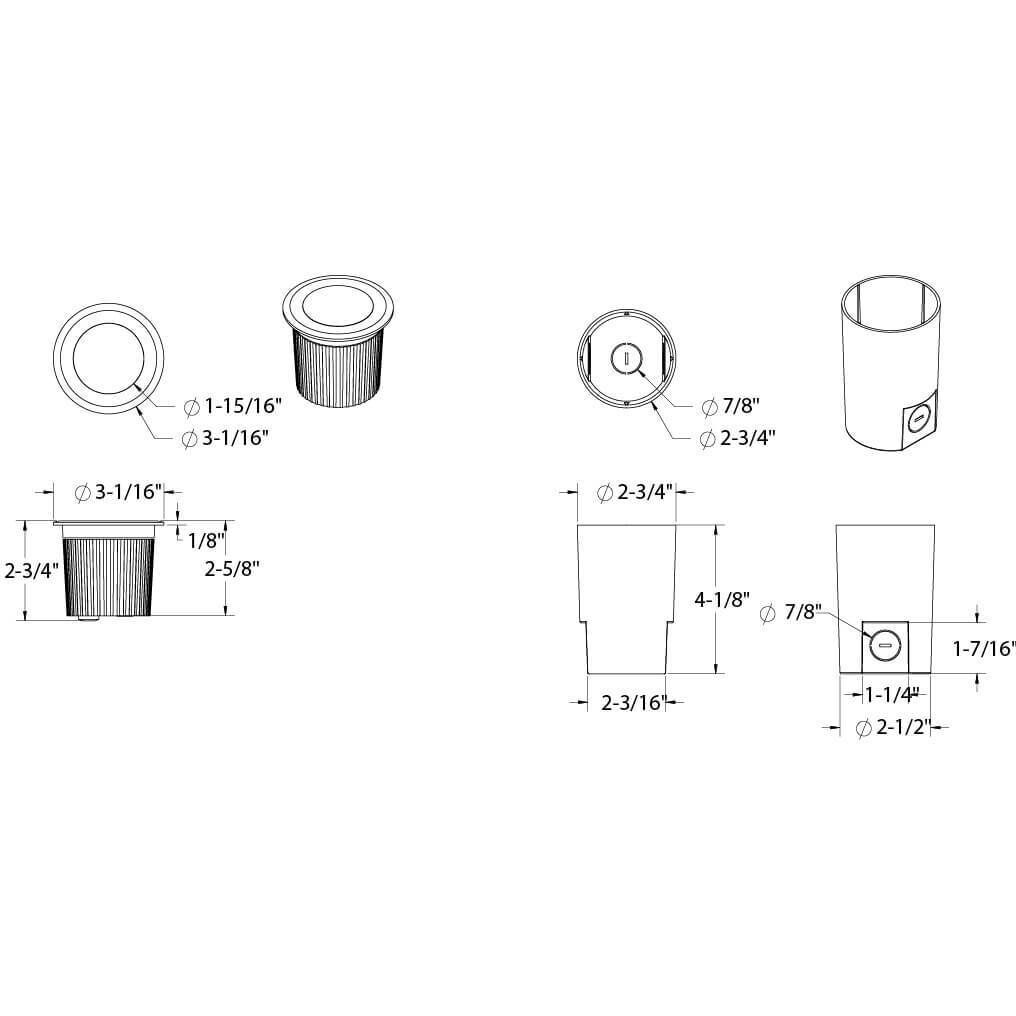 Sol 12V 9.00 watt Black In-Ground Light