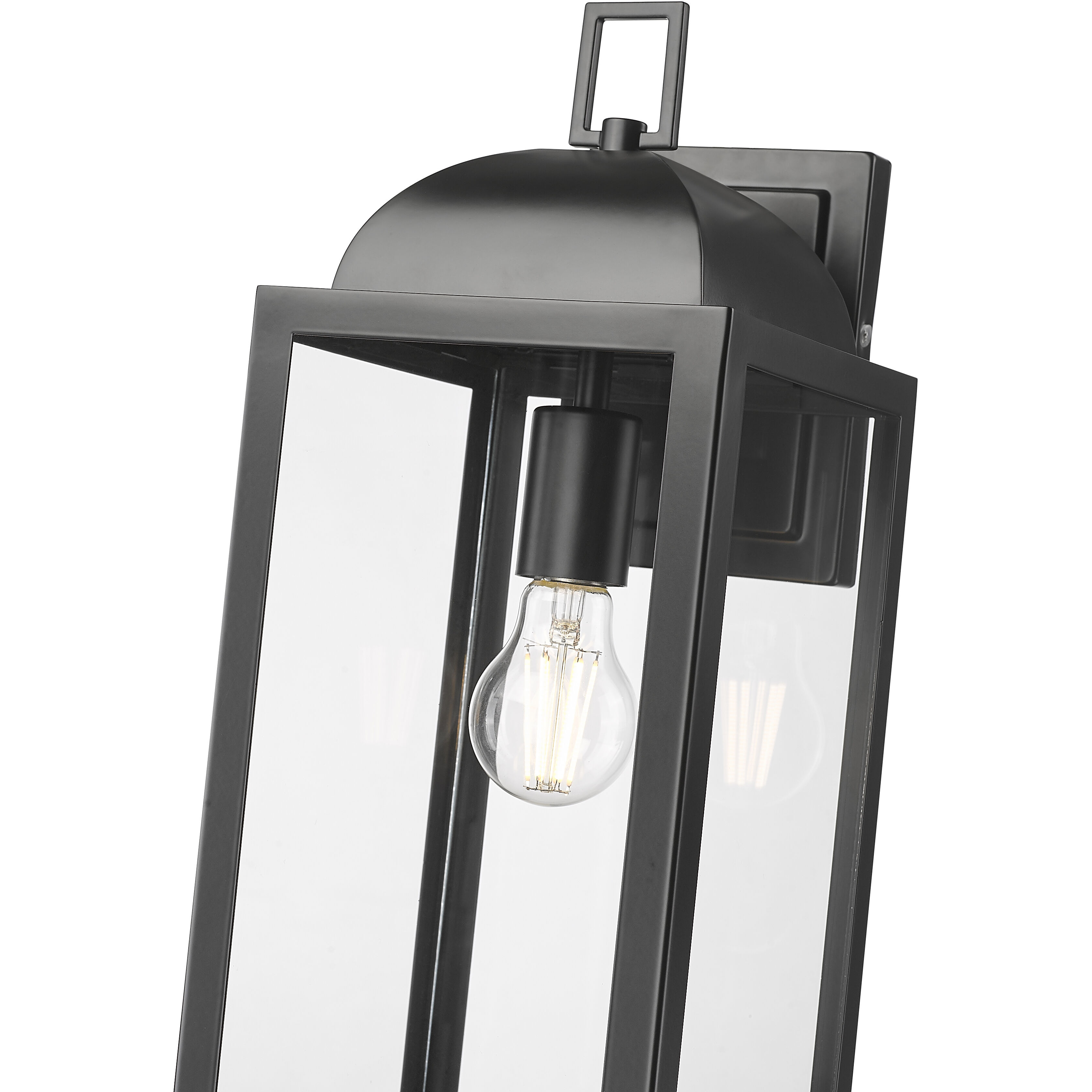 Beaufort 1 Light 17.75 inch Powder Coated Black Outdoor Wall Sconce