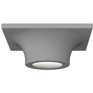 Zoom LED 6 inch Dove Gray Surface Mount Ceiling Light