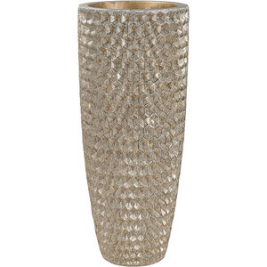 Geometric Textured 41 X 16 inch Vase