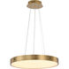Canada LED 20 inch Brass LED Chandelier Ceiling Light