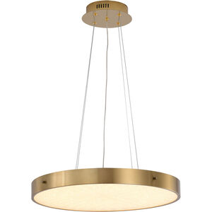 Canada LED 20 inch Brass LED Chandelier Ceiling Light