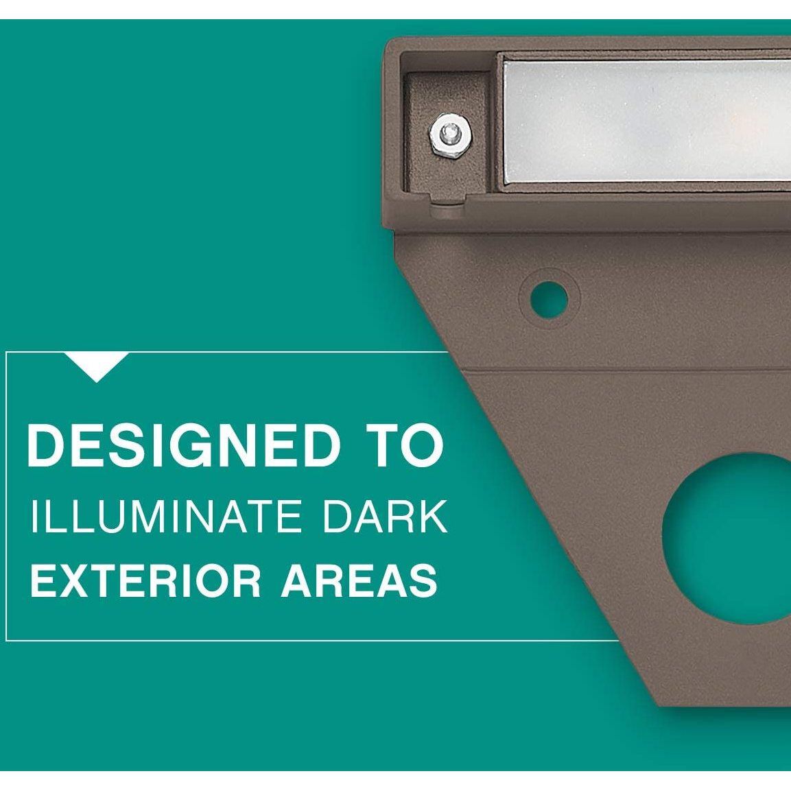 Nuvi 12v 3.50 watt Bronze Landscape Deck Sconce