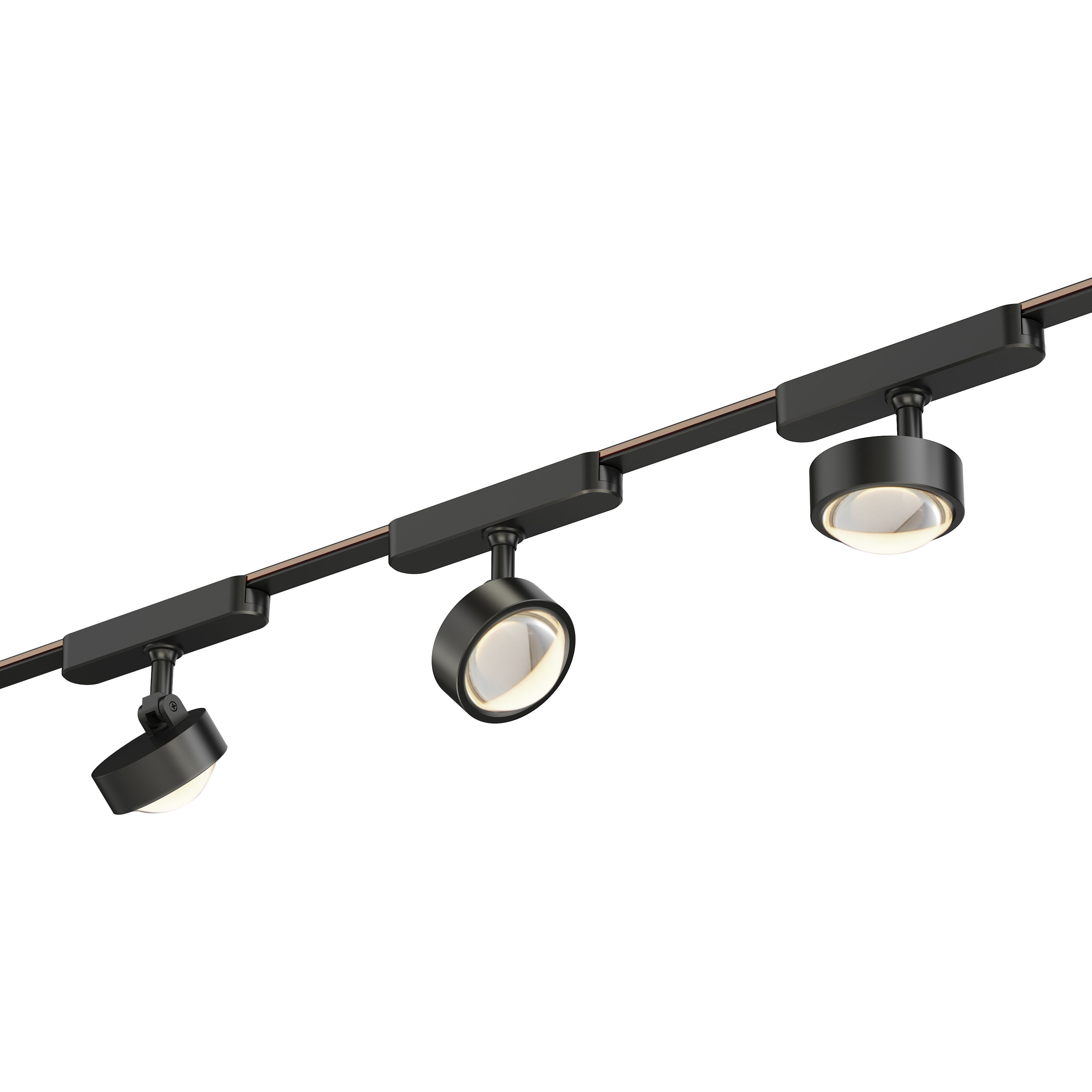 Continuum - Track 1 Light 120 Black Track Light Ceiling Light