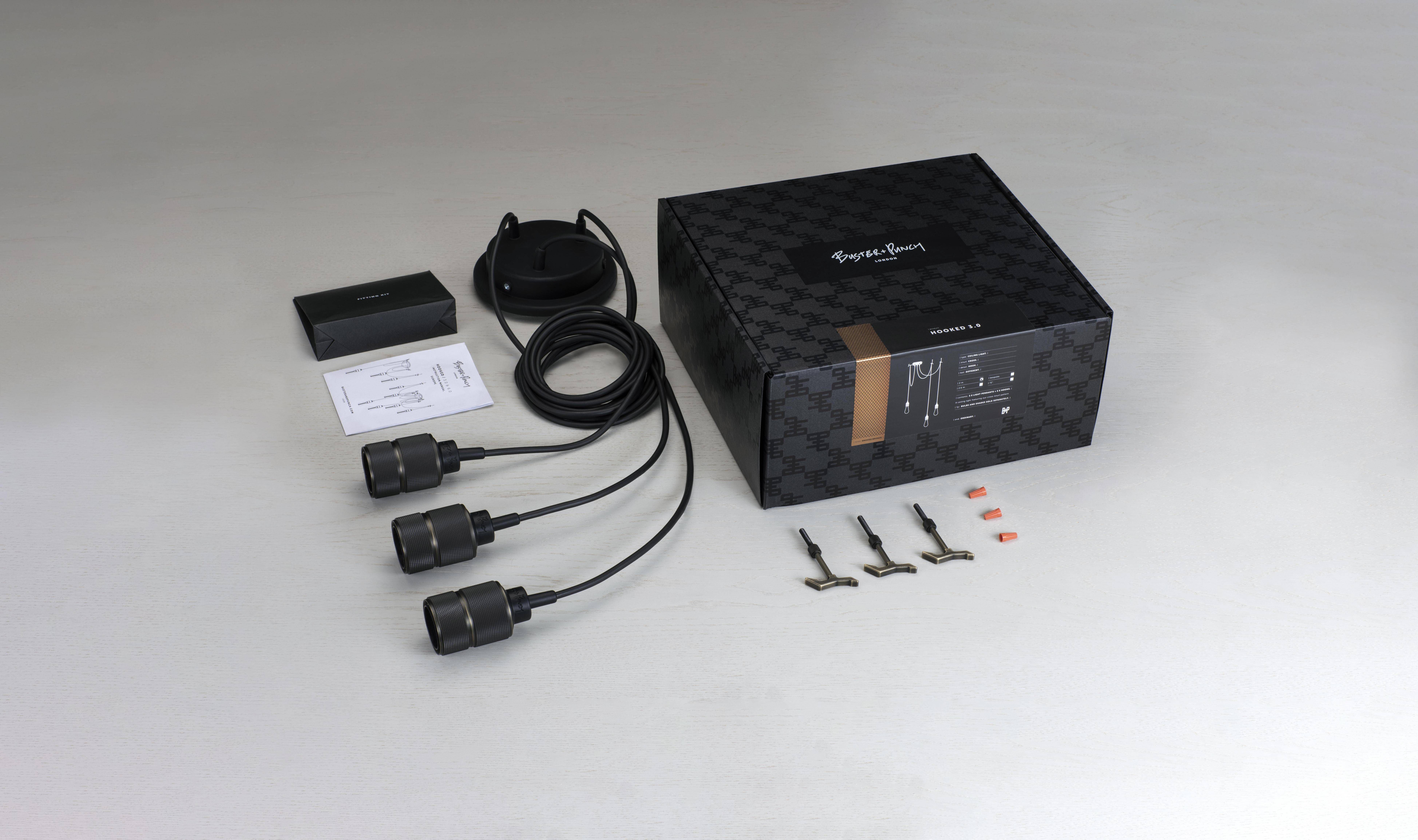 Hooked 3.0 LED 8.27 inch Stone / Smoked Bronze Pendant Ceiling Light, Mix