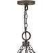 Open Air Sawyer LED 46 inch Sequoia with Iron Rust Outdoor Hanging