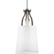 Nealy 1 Light 7.25 inch Brushed Nickel Mini-Pendant Ceiling Light