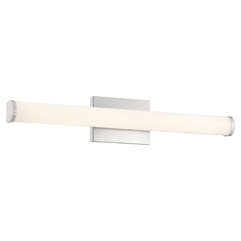 Arc LED 24 inch Brushed Steel Vanity Light Wall Light