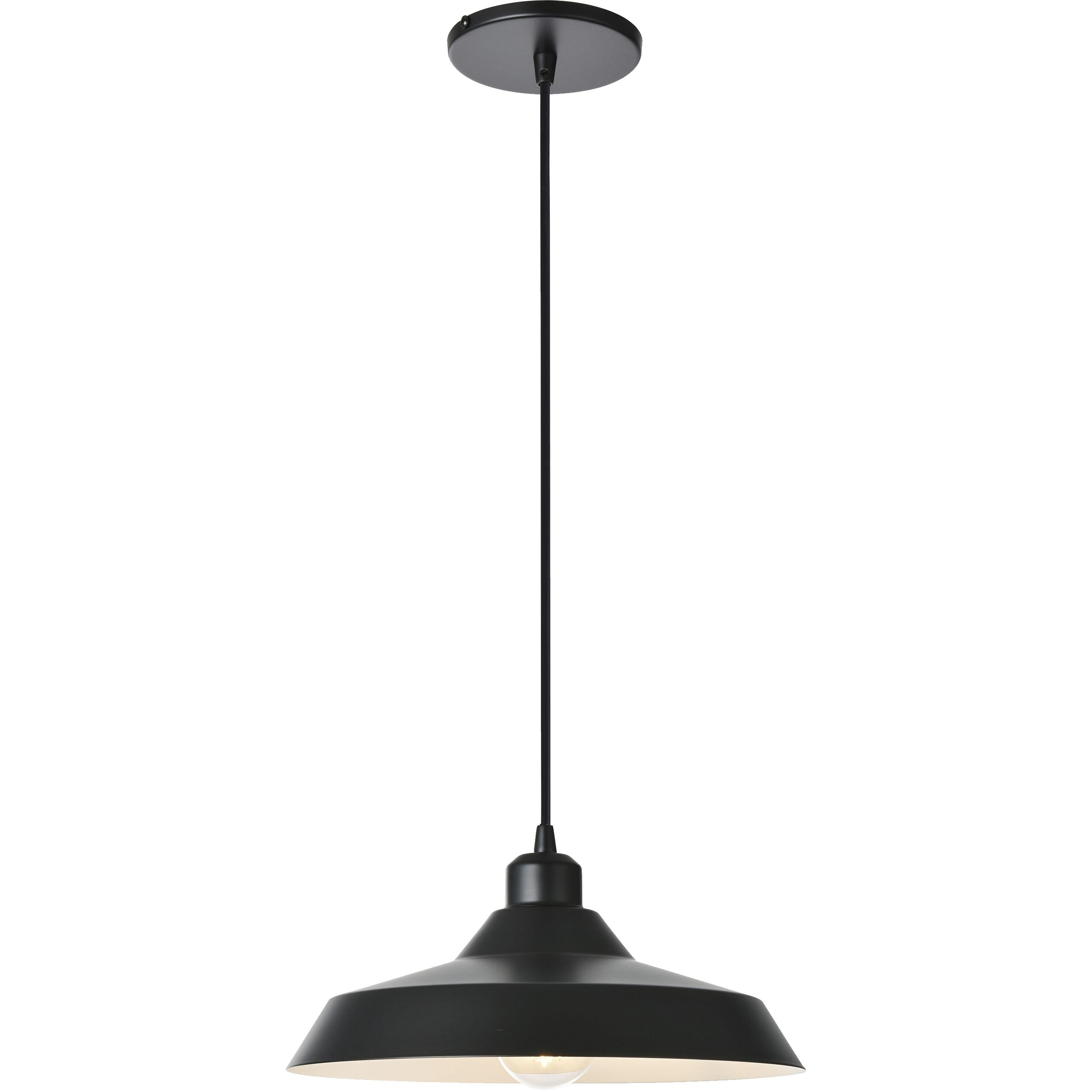 Olya LED 11.75 inch Matte Black Pendant Ceiling Light
