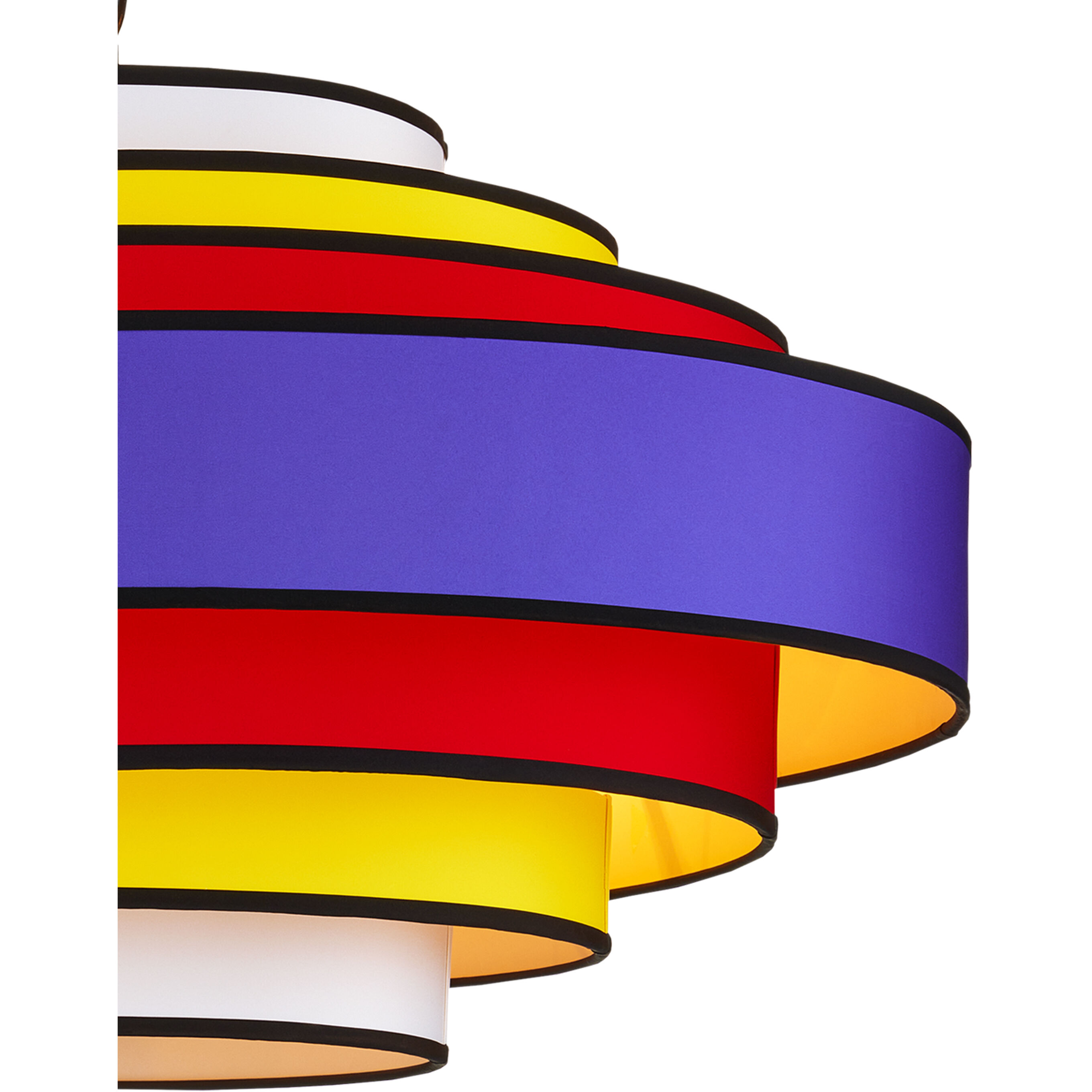 Maura 6 Light 30 inch Multi-Color/Satin Black Chandelier Ceiling Light