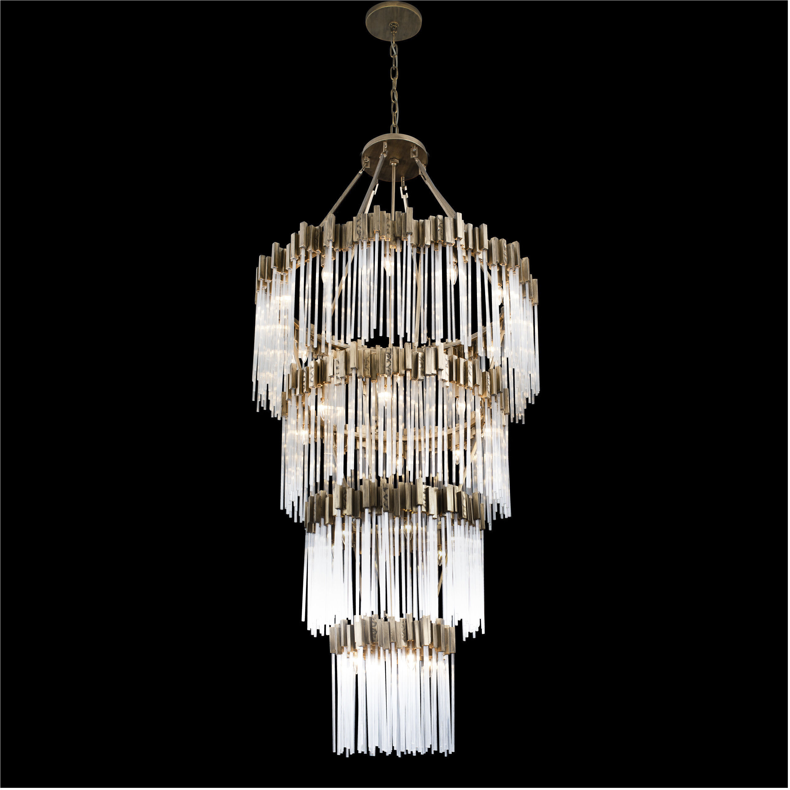 Matrix 30 Light 40 inch Havana Gold Chandelier Ceiling Light