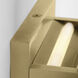 Sean Lavin Flyta LED 3.3 inch Natural Brass ADA Wall Sconce Wall Light in Transparent Smoke Glass