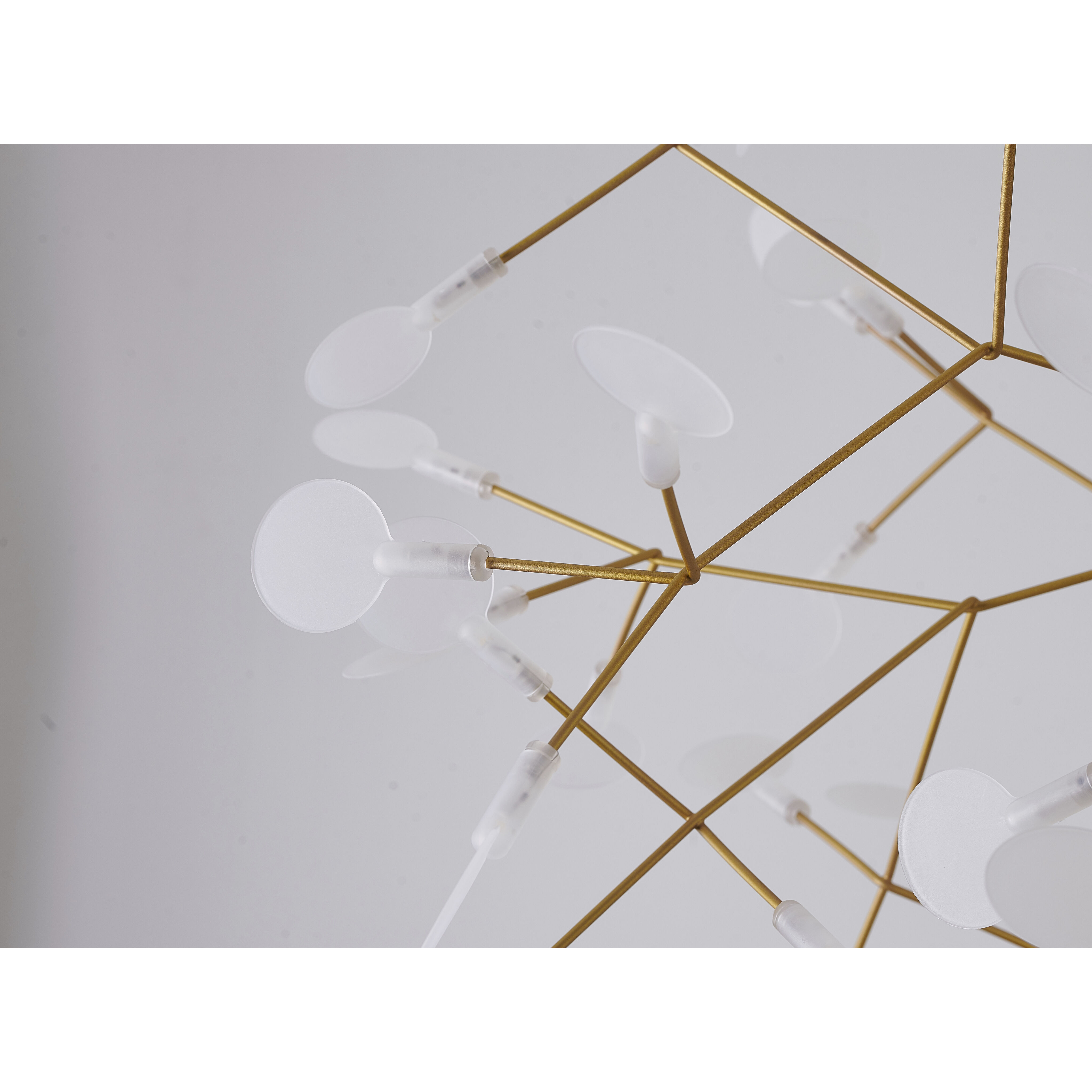 Canada LED 38.6 inch Gold Chandelier Ceiling Light