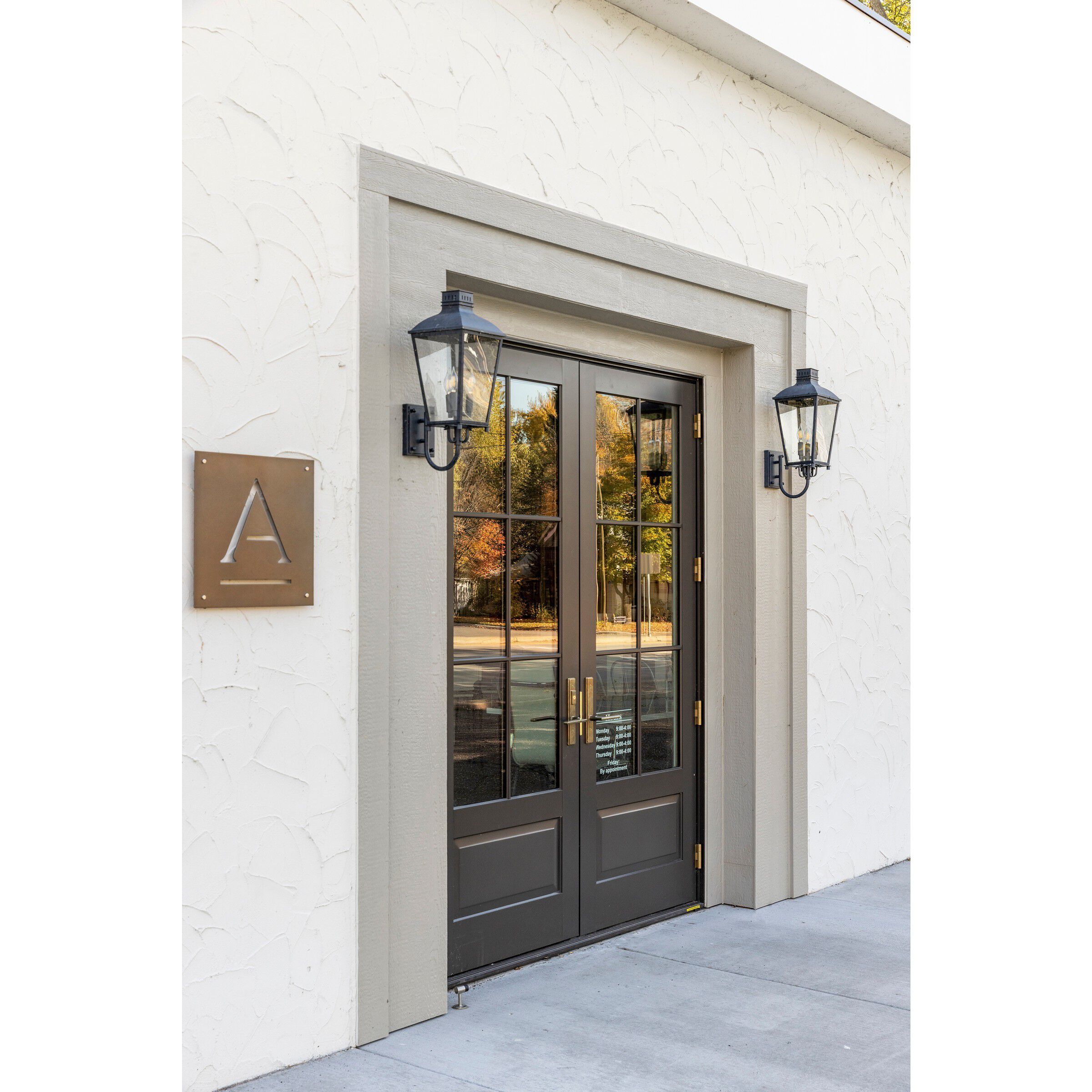 Dumont 3 Light 23.5 inch Graphite Outdoor Sconce