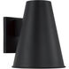 Yardley 1 Light 12 inch Black Outdoor Wall Lantern