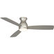 Hugh 52 52 inch Brushed Nickel Fan-Uni