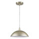 Layla 1 Light 12 inch Washed Gold Pendant Ceiling Light