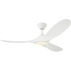 Maverick 52 inch Matte White Ceiling Fan
