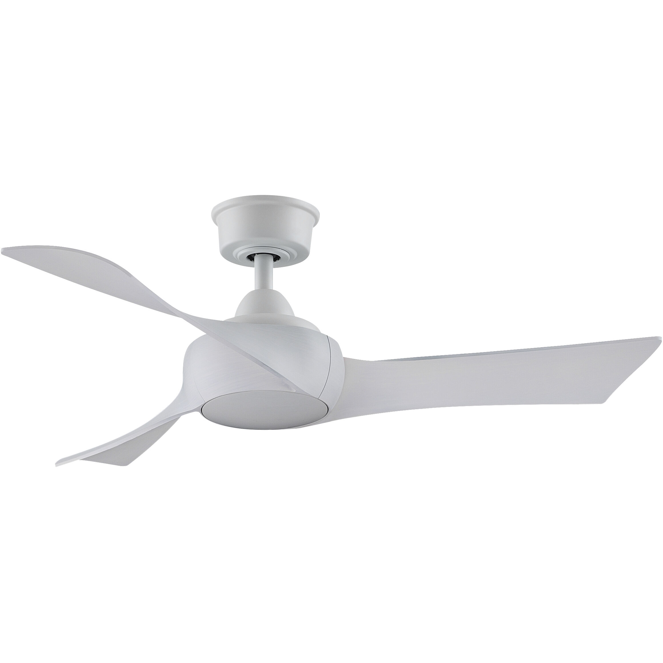 Wrap Custom 8.88 inch Matte White Fan Motor Only