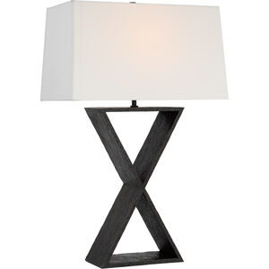 Chapman & Myers Denali 28 inch 15 watt Aged Iron Table Lamp Portable Light, Medium
