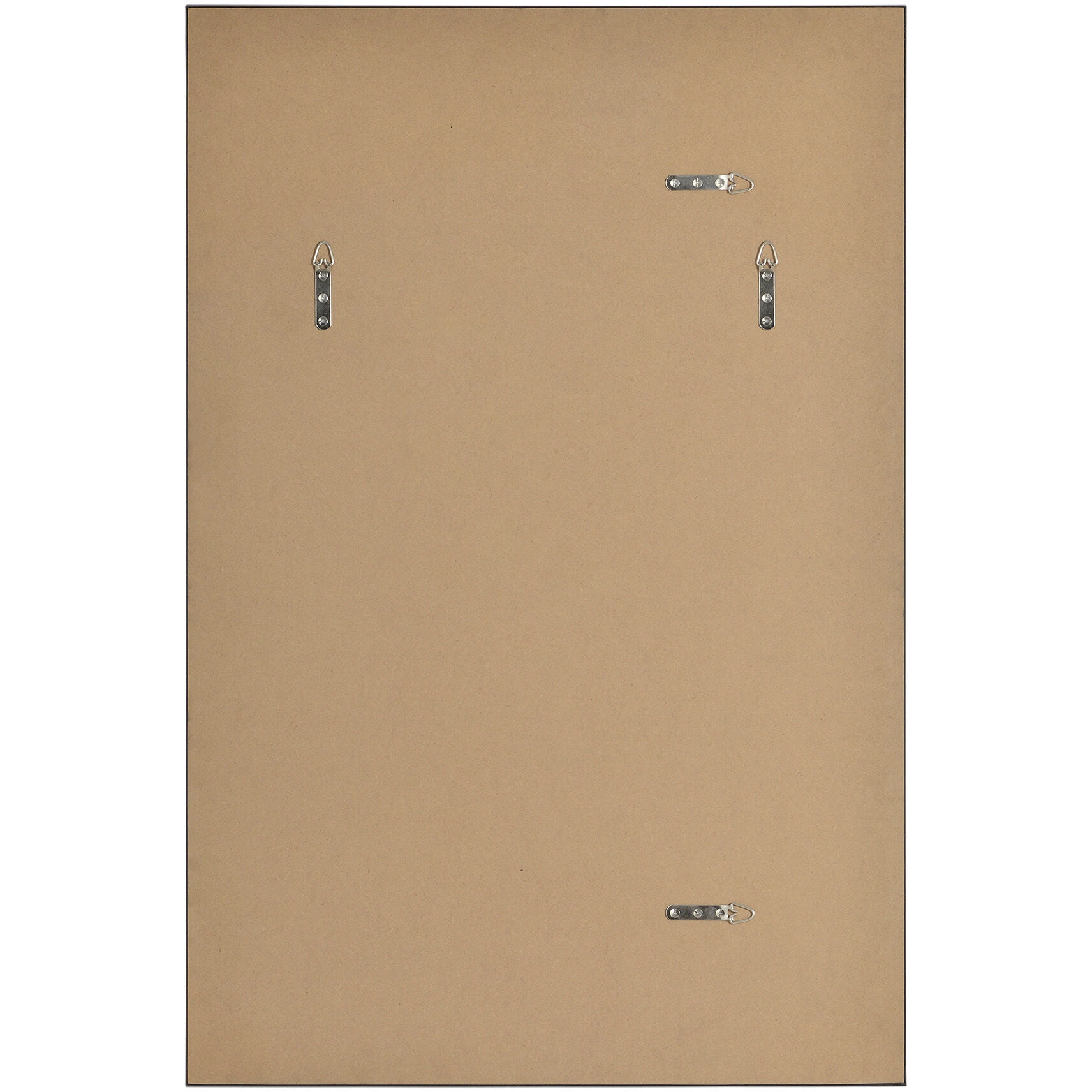 Amara 45 X 30 inch Clear and Matte Black Wall Mirror