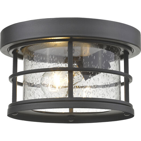 Exterior Additions 1 Light 10 inch Black Outdoor Flush Mount