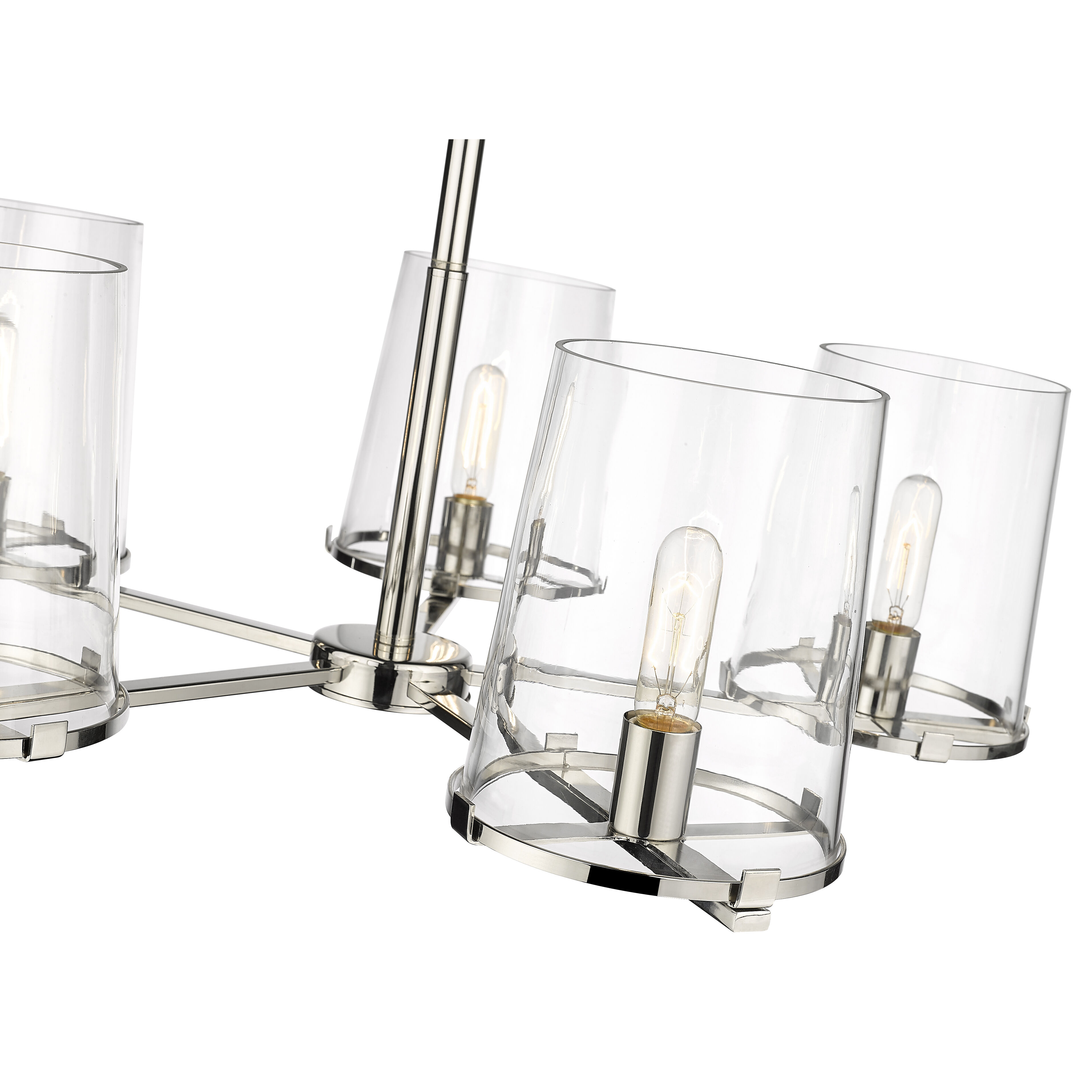 Callista 5 Light 33 inch Polished Nickel Chandelier Ceiling Light