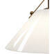 Bronwen 1 Light 19 inch Antique Brass Pendant Ceiling Light