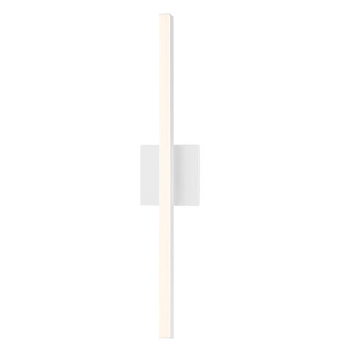 Stix LED 0.75 inch Satin White Vanity Light Wall Light