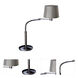 Club Room 26 inch 60 watt Satin Nickel Table Lamp Portable Light