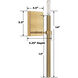 Englewood Sconce Wall Light in Gold