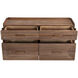 Savino 60 X 18 inch Dark Walnut Sideboard