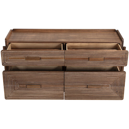 Savino 60 X 18 inch Dark Walnut Sideboard