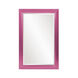 Avery 42 X 28 inch Glossy Hot Pink Wall Mirror