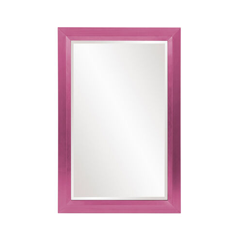 Avery 42 X 28 inch Glossy Hot Pink Wall Mirror