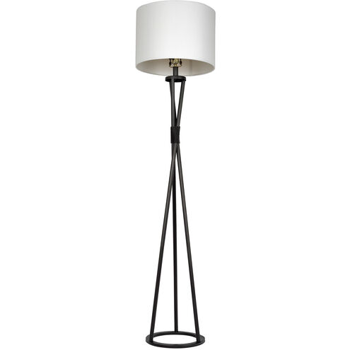 Bejamin 61.75 inch 100 watt Flat Black Floor Lamp Portable Light