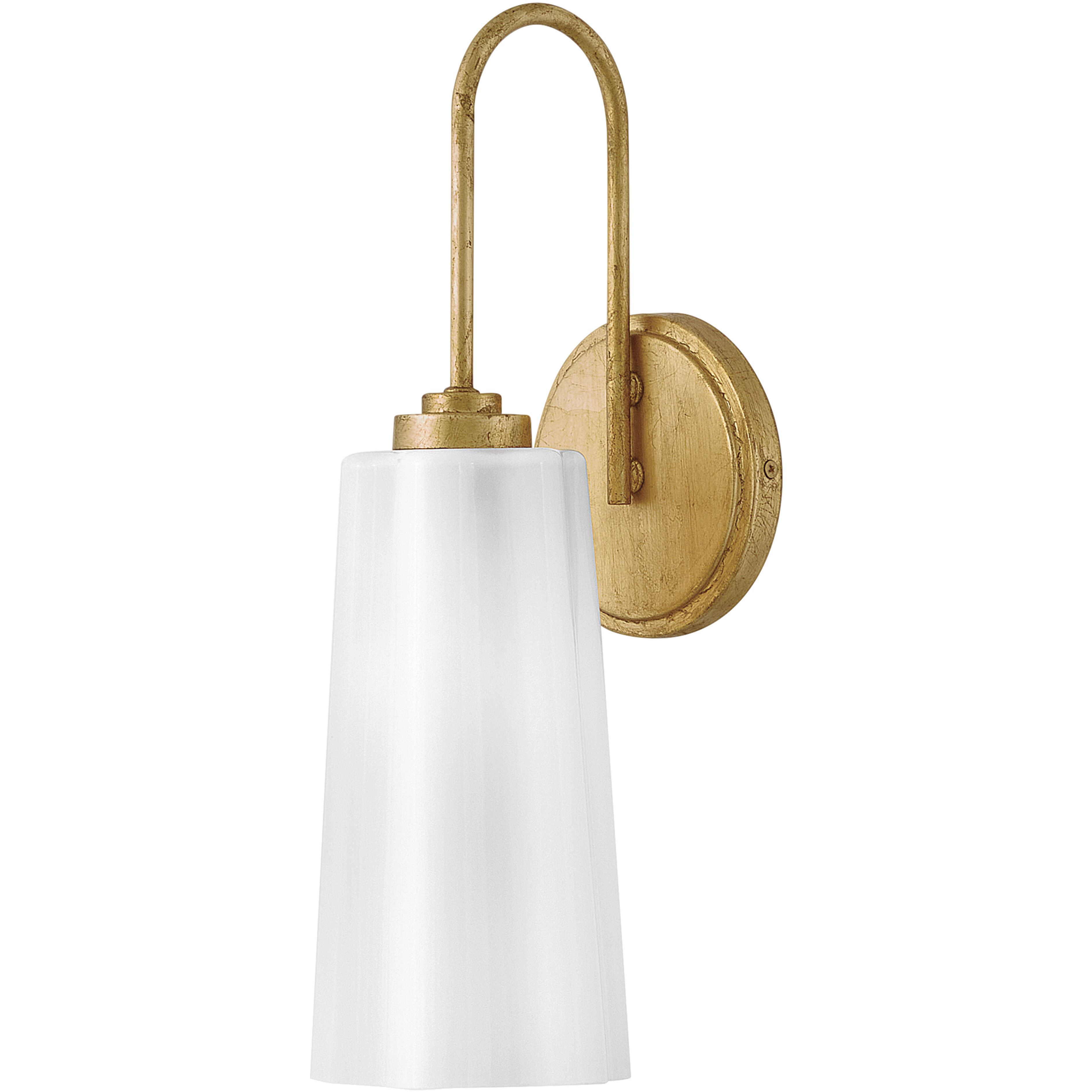 Honey 1 Light 7 inch Distressed Brass Bath Light Wall Light