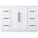 Chase 48 X 34 inch White Bathroom Vanity Cabinet