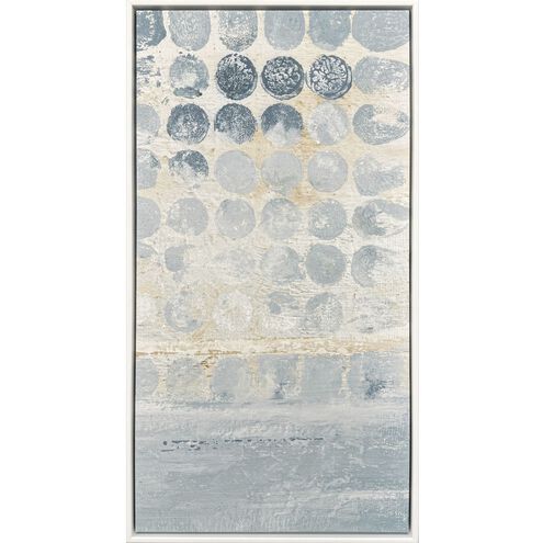 Blue Dots Blue Canvas