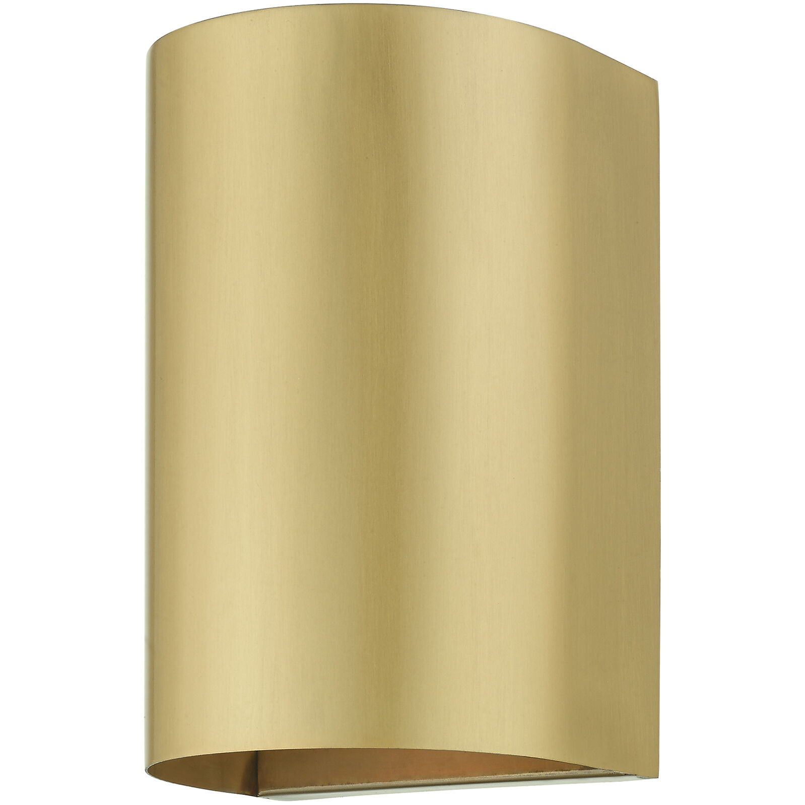 Bond 1 Light 7 inch Satin Gold Outdoor / Indoor Small Sconce, Small